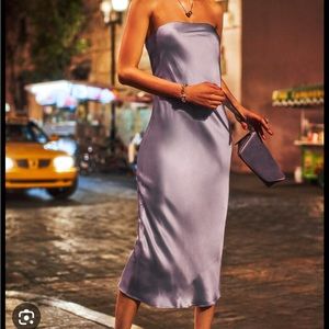 Reformation Joana Silk Dress